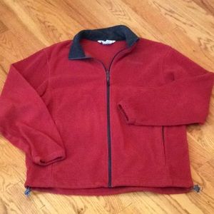 Columbia Fleece Zipper Jacket Large